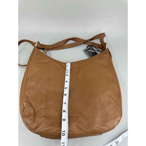 Genicci Cognac NWT Womens U-SDB153 Special Backpack/ Tote Purse; Genuine Leather - Picture 7 of 7